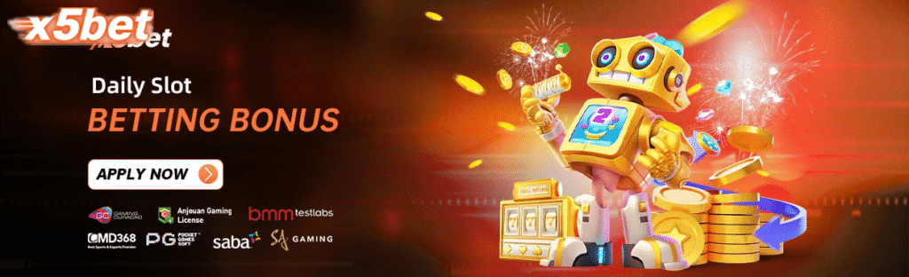 โบนัสเดิมพันสล็อตรายวัน
เดิมพันสล็อตรับโบนัสสูงสุด 888THB